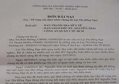 Mổ xoang chết vì u não, gia đình bệnh nhân bãi nại